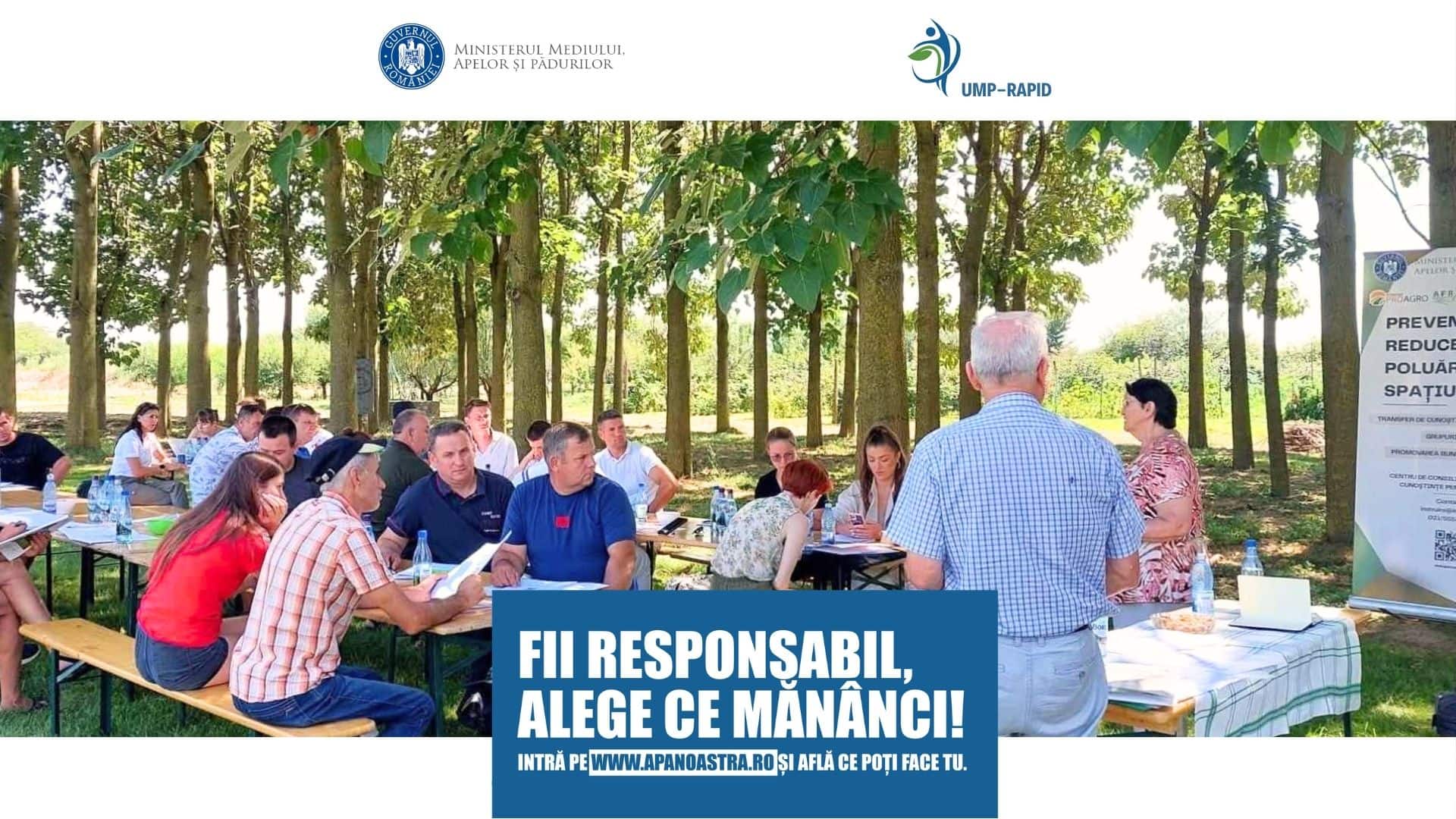 Proiectul Rapid, agricultura, fermieri, poluare, ministerul mediului