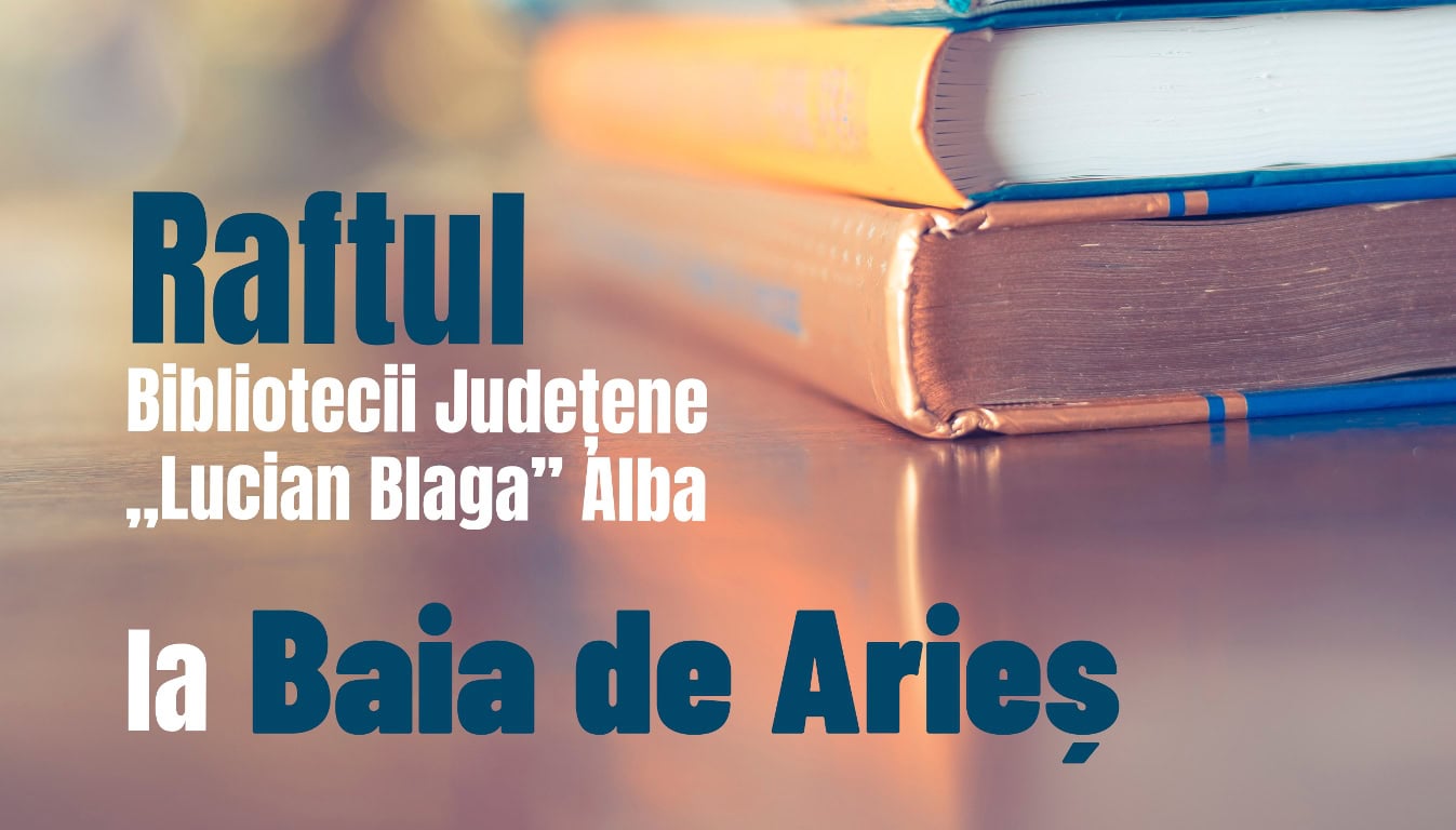 Cărți de la Biblioteca Județeană Alba, la liceul din Baia de Arieș. Sprijin cultural pentru comunitatea locală