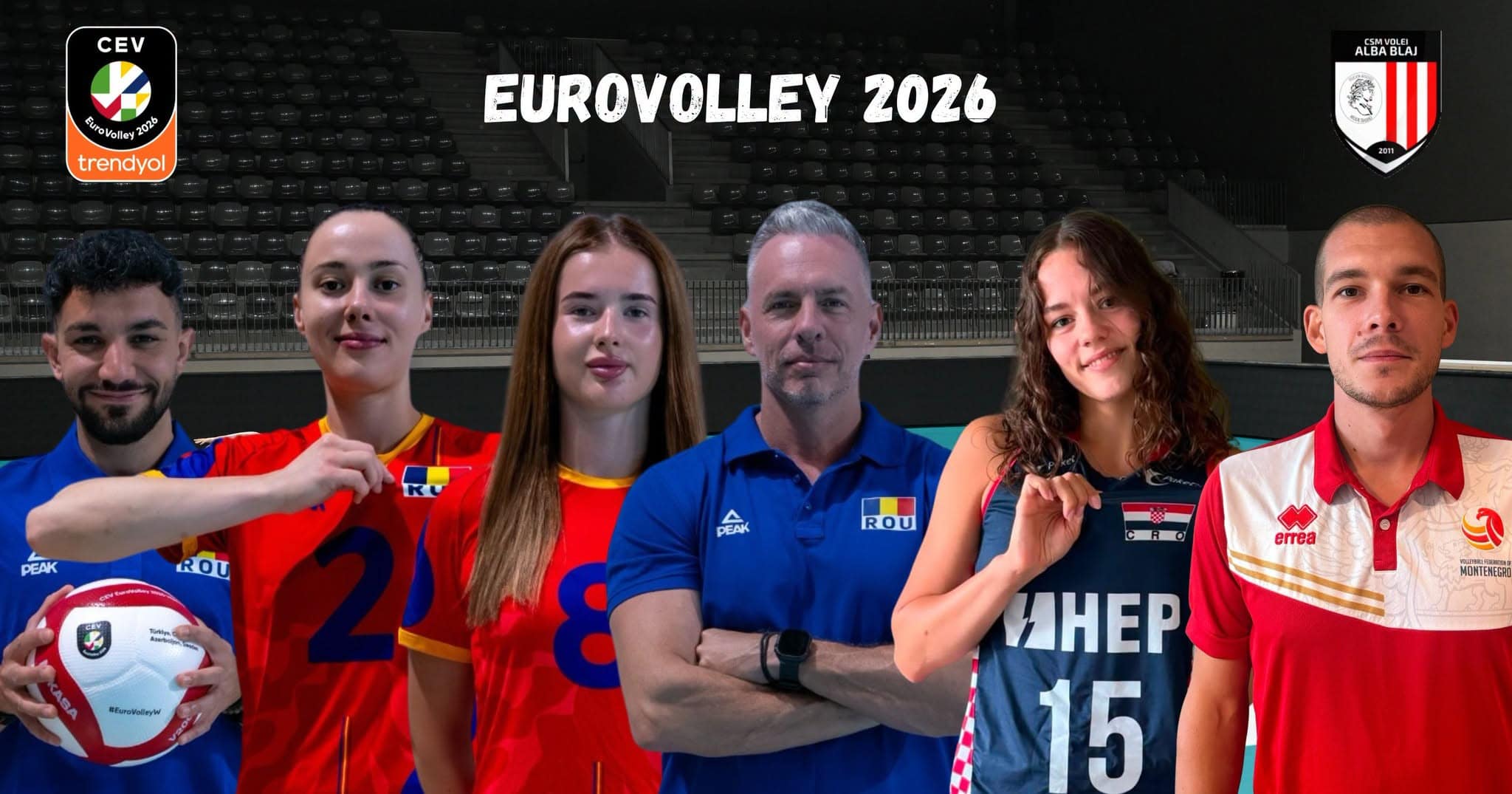 Volei Alba Blaj are șase reprezentanți la turneul final al Campionatului European de Volei feminin