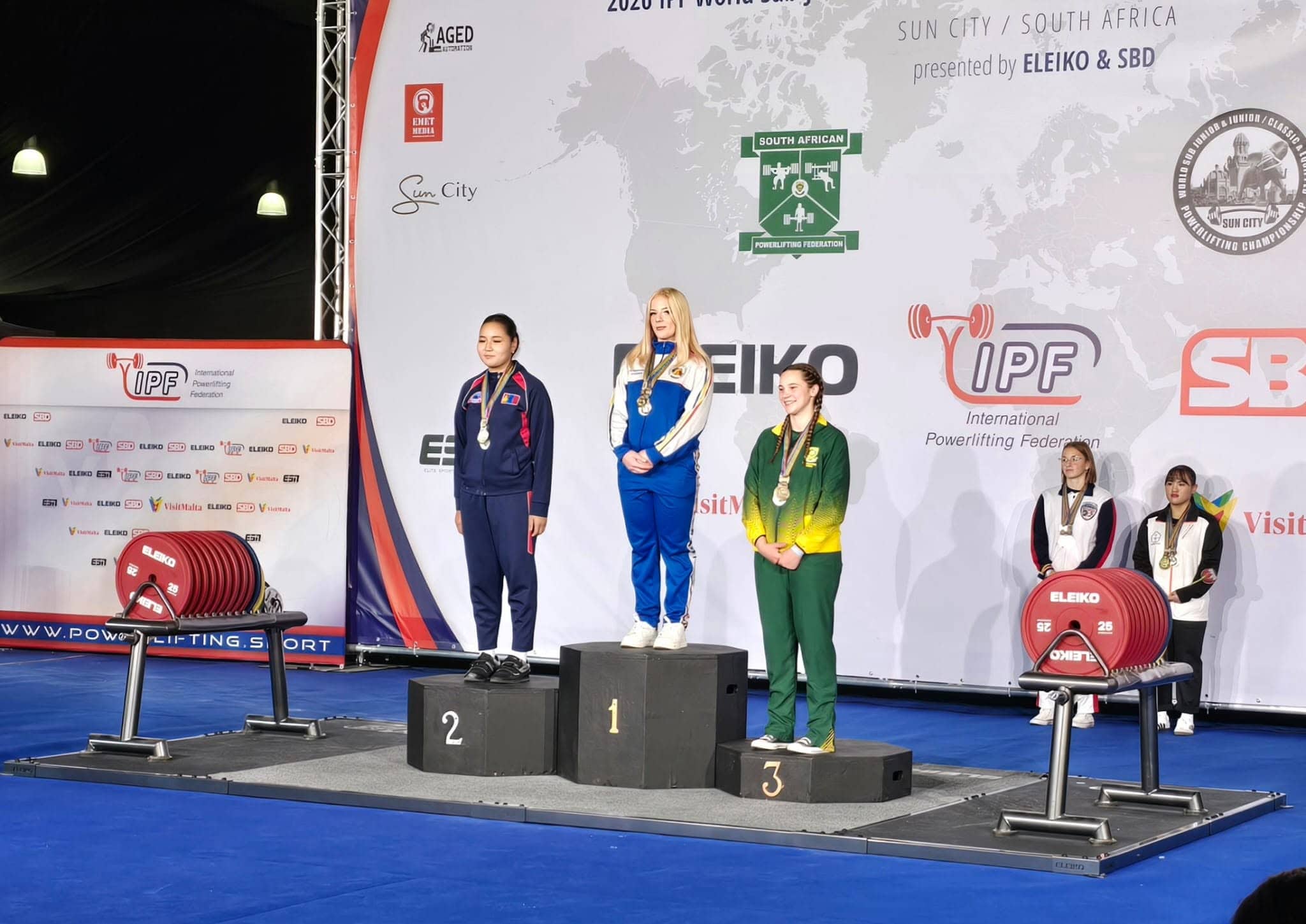 Două medalii de aur și rezultate excelente pentru CS Unirea Alba Iulia la Campionatul Mondial de Powerlifting din Africa de Sud