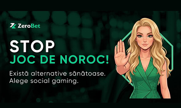 ZeroBet mesajul Stop Joc de Noroc
