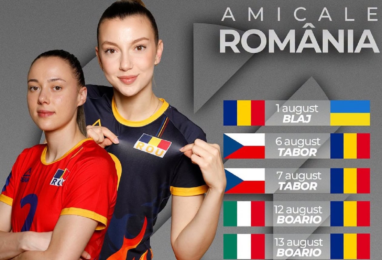 Naționala feminină de volei, pregătiri la Blaj pentru EURO 2026. Cinci amicale cu Ucraina, Cehia și Italia