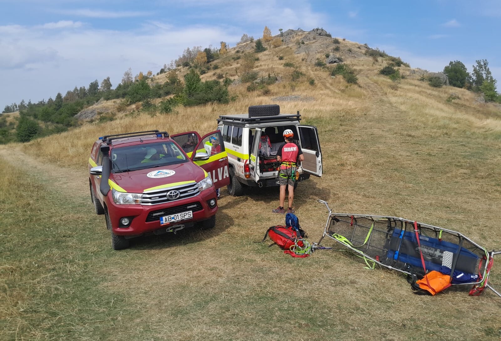 Turistă din Ungaria, accidentată la coborârea de pe Colții Trascăului. A fost evacuată de Salvamont Alba