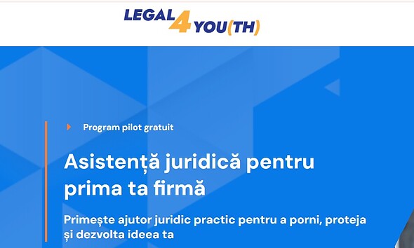 program pilot gratuit asistenta juridica pentru tineri asociatia stiati ca legal4you(th)