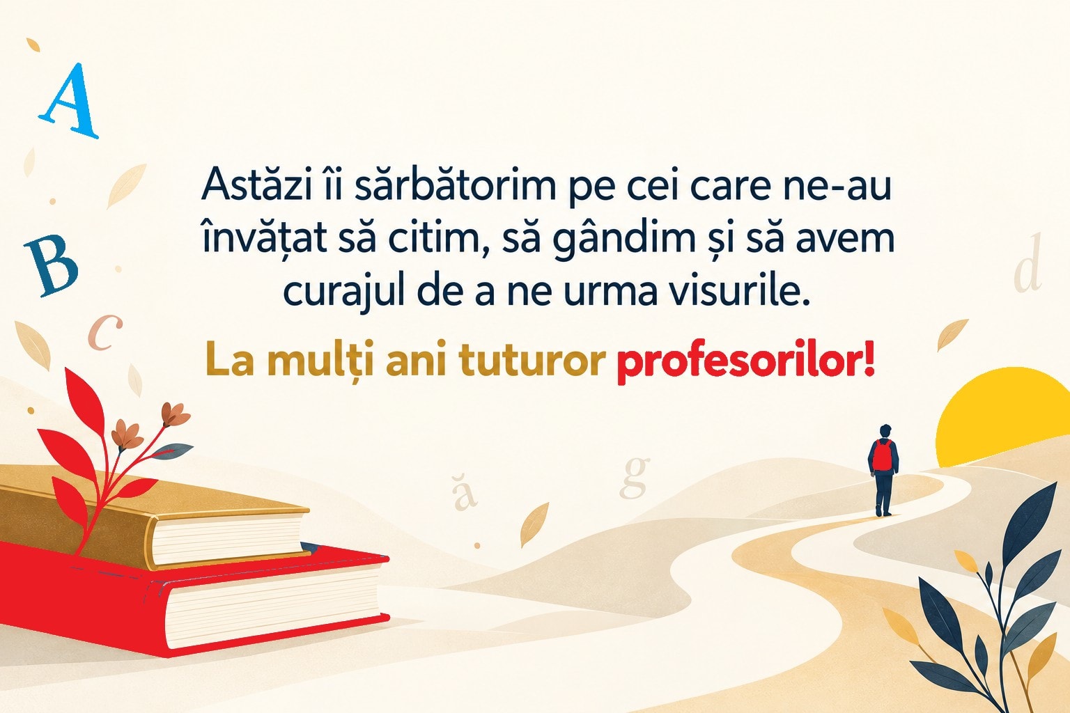 mesaje pentru profesori